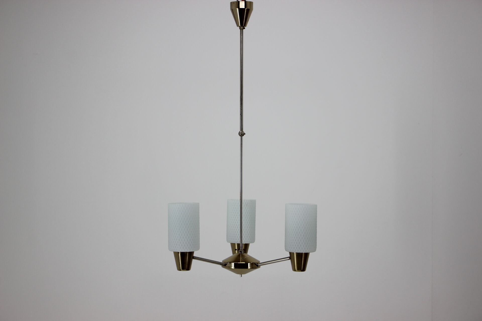 Mid-century adjustable chandelier/Kamenický Šenov, 1960´s.