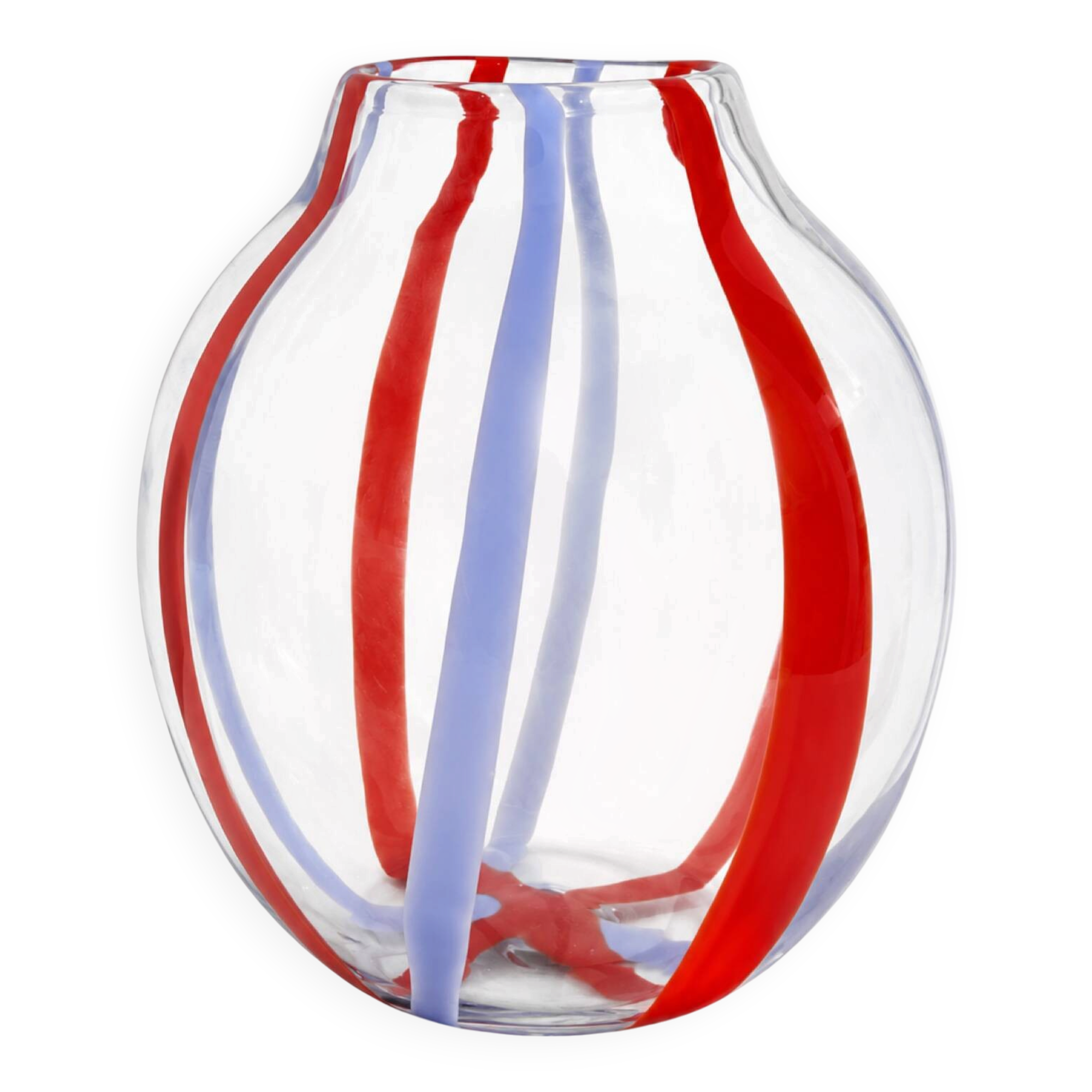 Murano blown glass vase by Lisa Corti