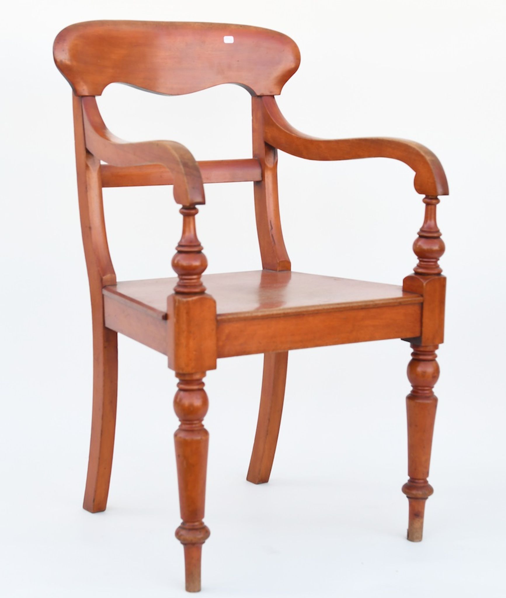 Series of 5 chairs and an English-style armchair
