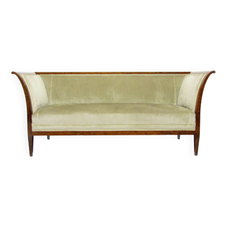 1930s Danish Art Deco 3-Seater Sofa by Frits Henningsen