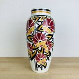 Art Deco vase, Pergola model, Keller & Guérin Lunéville