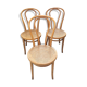 Ensemble de 3 chaises bistrot