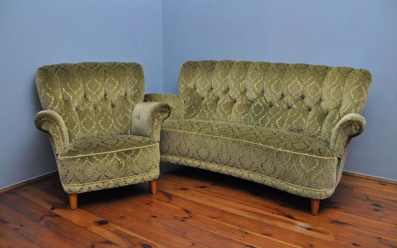 Sofa and armchair