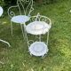 Wrought iron garden furniture