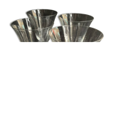 4 verres coniques