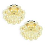 Pair of Mid-Century Bubble Glass Ceiling Lights - Helena Tynell for Limburg
