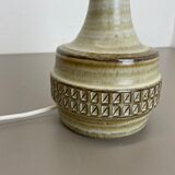 Ceramic studio pottery table light base by Joseph Simon for Soholm, denmark 1970