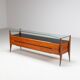Buffet italien en noyer G. Cecchini e C. Cantu Italie 1950