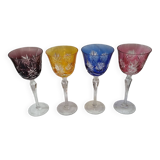 Nachtmann Brunswick colored crystal glasses