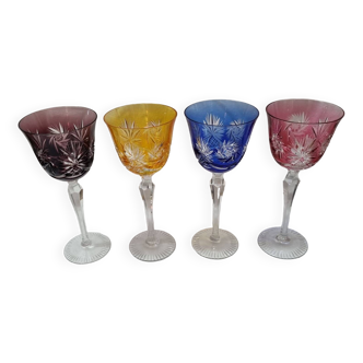 Nachtmann Brunswick colored crystal glasses