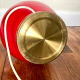 Backlit red lamp foot 1980