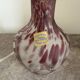 Ancient Blown Glass Vase Mouth Glassware France "Blue Lagoon BC" Bordeaux