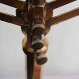 Chandelier en métal doré