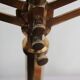 Golden metal chandelier