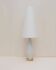 Lampe en opaline et laiton, Italy 1960