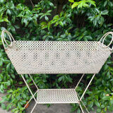 Perforated metal planter