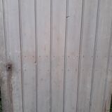 Wooden barn cellar or outbuilding door
