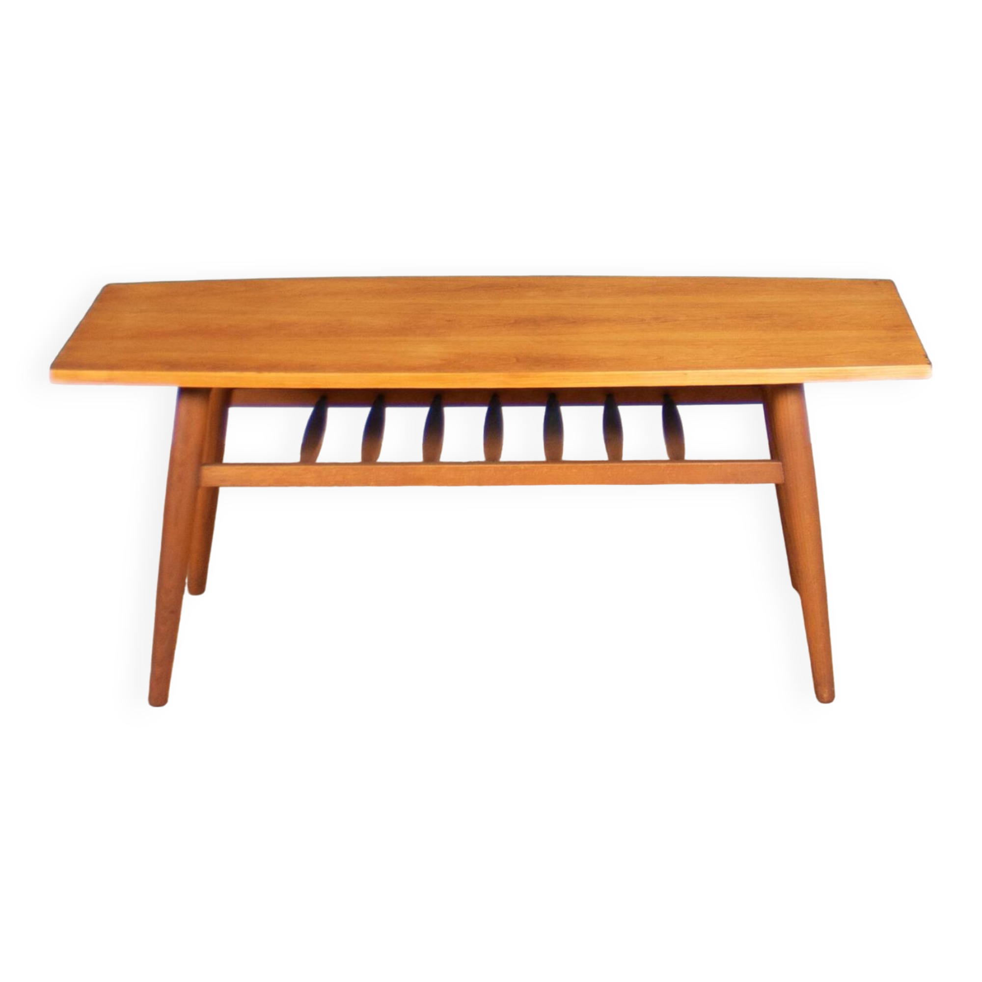 Retro teak 1960s scnadart mid century coffee table