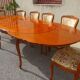 Table ovale avec rallonges, style Louis XV