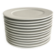 Set of 12 Pillivuyt plates – White porcelain