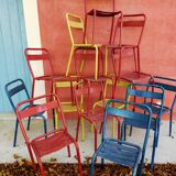 Lot de 14 chaises Tolix T2