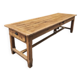Old farmhouse table in oak, 18th century – Auvergne, France