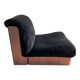 Brushed steel armchair 1970