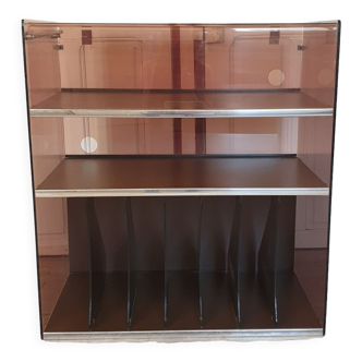 Meuble hifi stéréo en plexiglas
