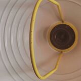 Yellow and white suspension with adjustable height.