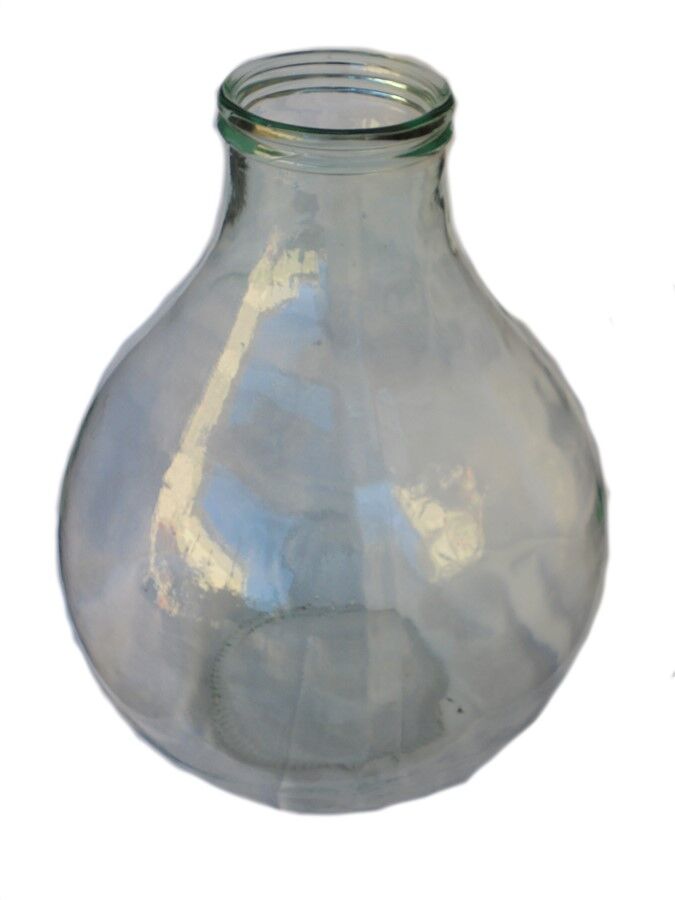 Transparent demijohn