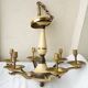 Bronze chandelier with 6 arms