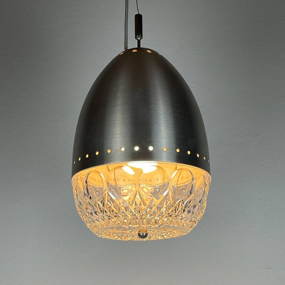 Modern Italian glass pendant from the mid-century, 1960s.