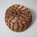 Old banneton straw basket