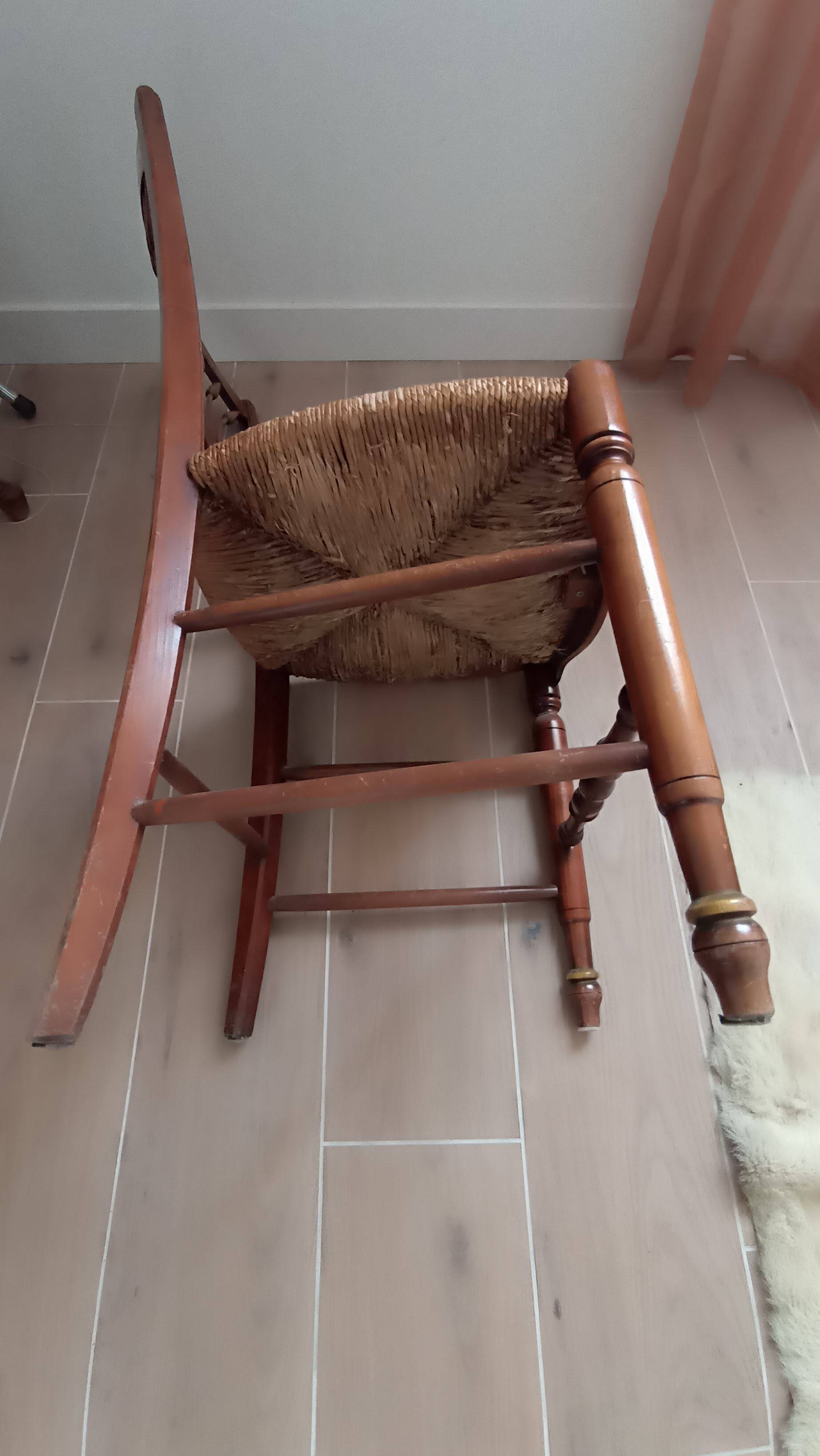 Chaise  rustique Modèle "Gerbe"