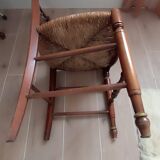 Rustic chair “Gerbe” model