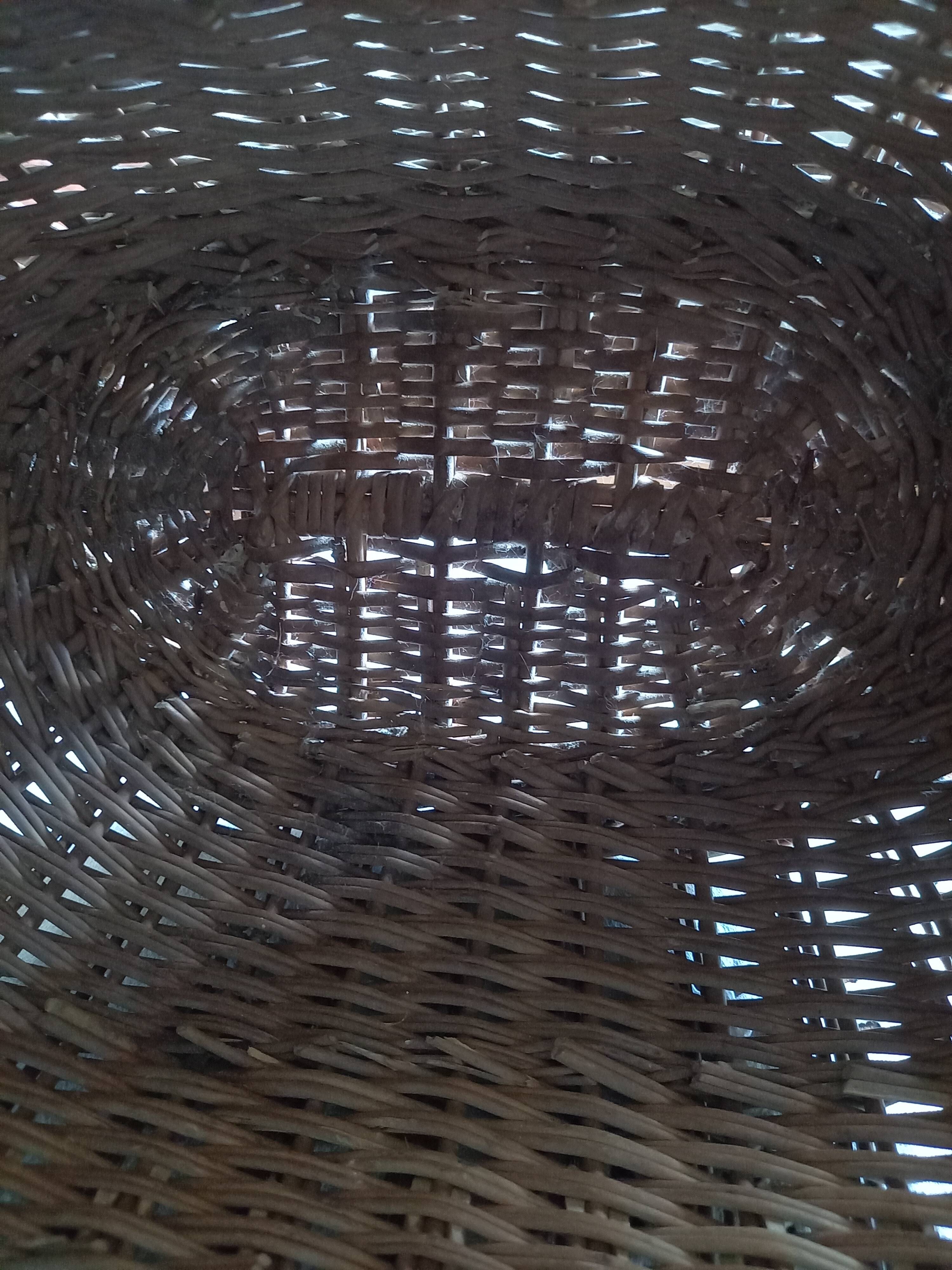 woven wicker basket