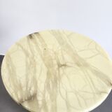 Alabaster pedestal table