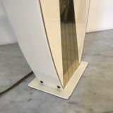 Lace-up and brass lamp