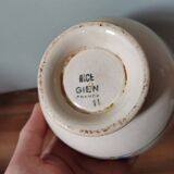 Vintage bowl Gien France model Nice flower pattern