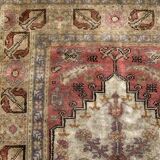 Vintage Turkish Kayseri carpet in silk and cotton 106x61 cm