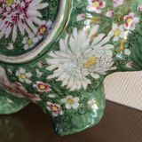 Polylobed earthenware salad bowl