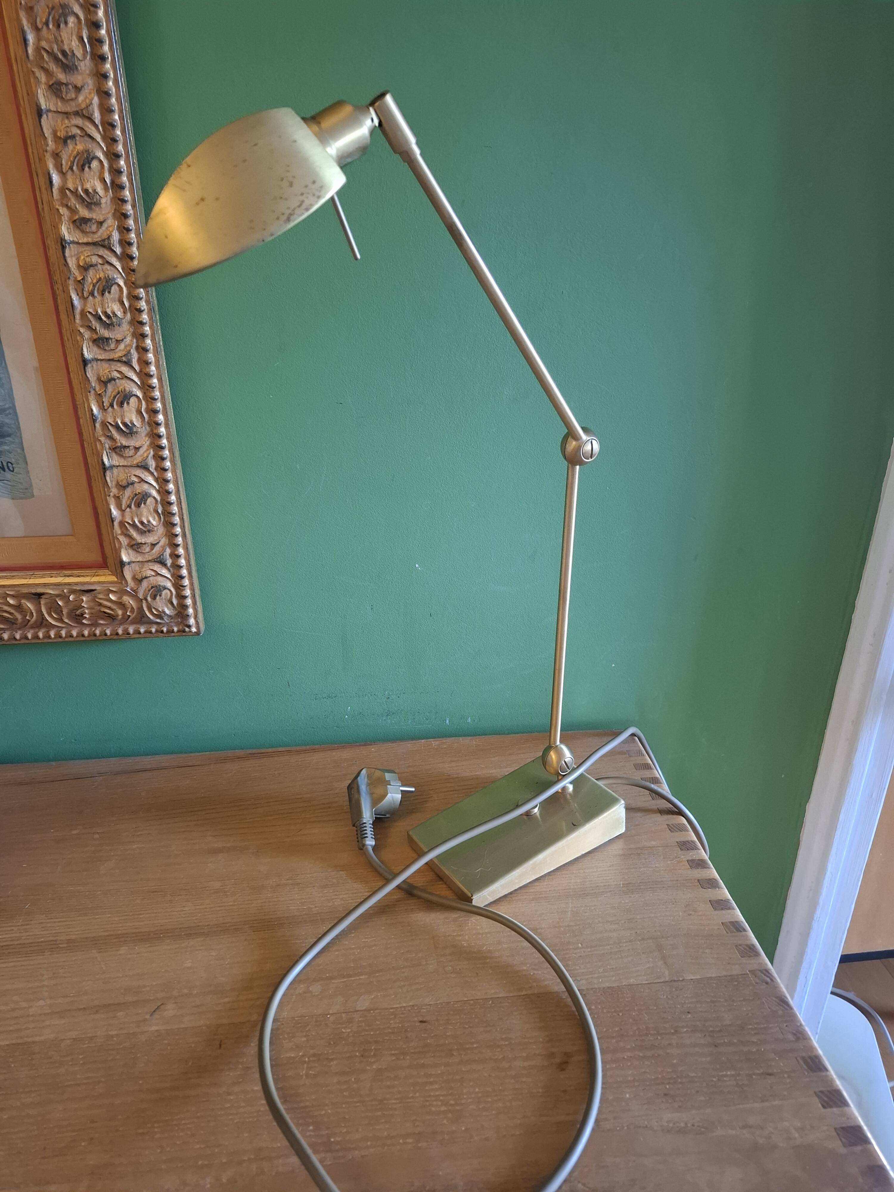 Lamp en laiton articulee holtkotter