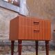 Table de chevet année 70 style scandinave