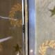 Coffee table in chromed metal and smoked glass 1970