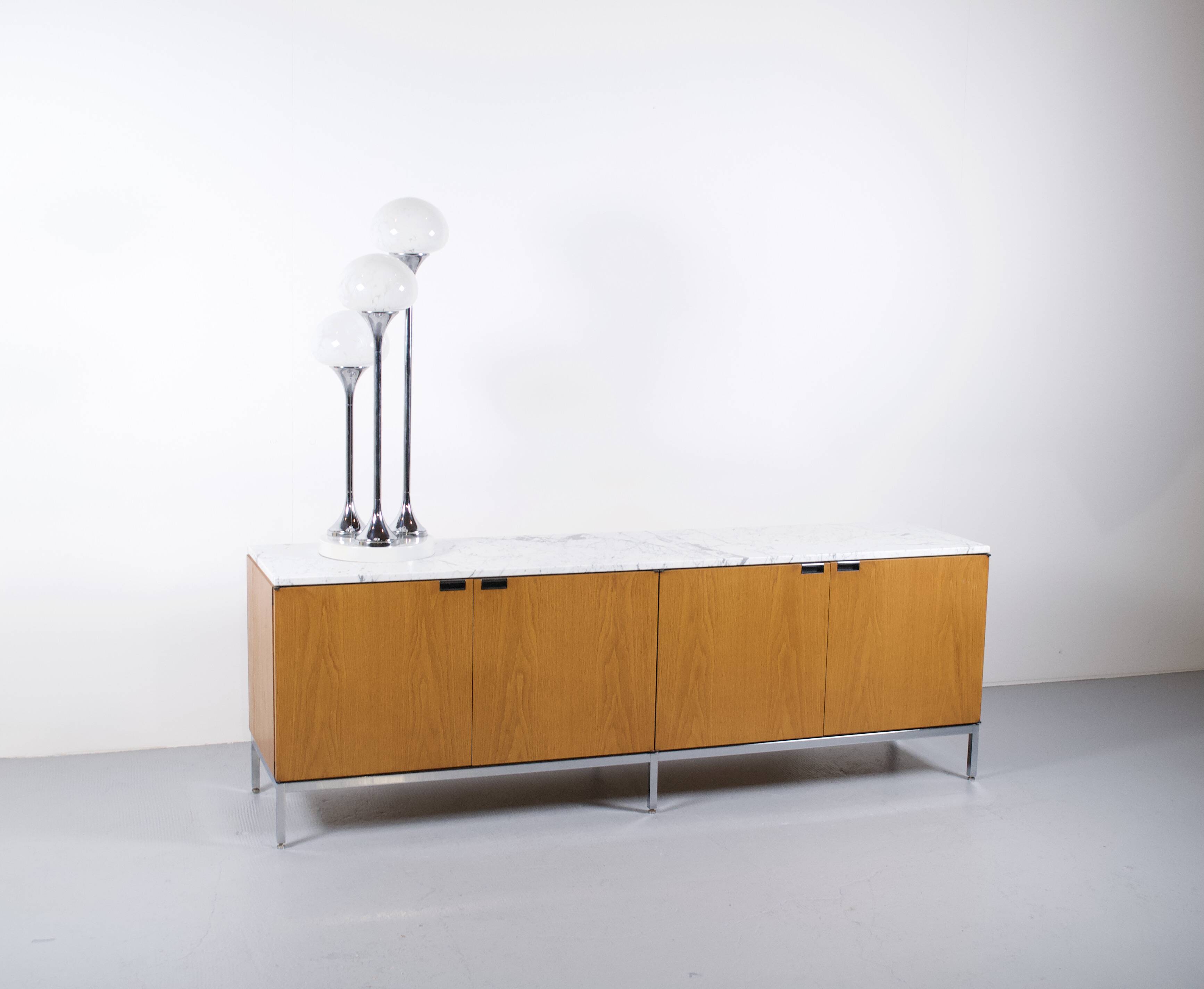 Italian lamp with 3 globes, 1970s