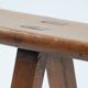 Banc en chêne de style Art Déco français, années 1930