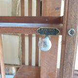 Swivel library lectern walnut b pichon in lyon XlXe