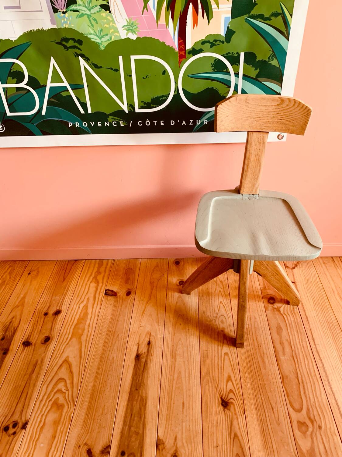 Office chair in wood by Olaio, Portugal 1940