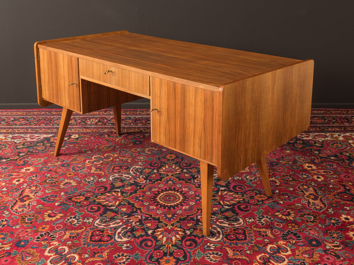Walnut desk from the 1950s