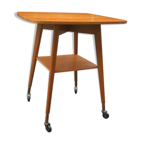 Table plateau pivotant années 50